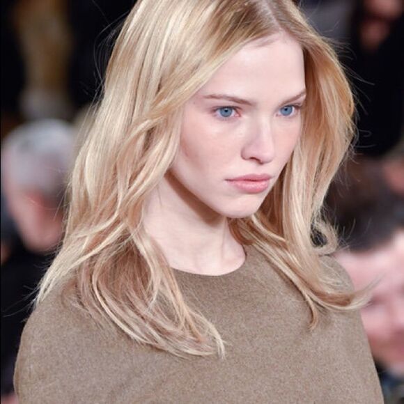 Ralph Lauren Fall 2015 Runway Collection Lamb Suede & Crushed Velvet Blouse - Picture 15 of 16